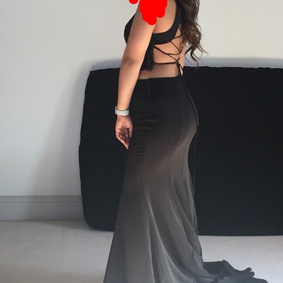 ❗️BLACK PROM DRESS ❗️NEW GONE - Picture 3 of 4
